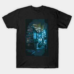 Japan Street Urban Legend Pixel Art T-Shirt